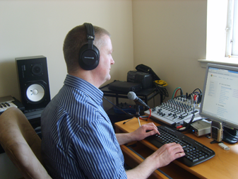 Paul Warner at his desk
